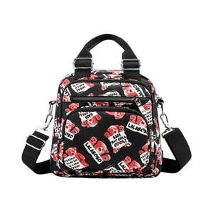 MOCHILA MORRAL CONVERTIBLE ANIMALPRINT