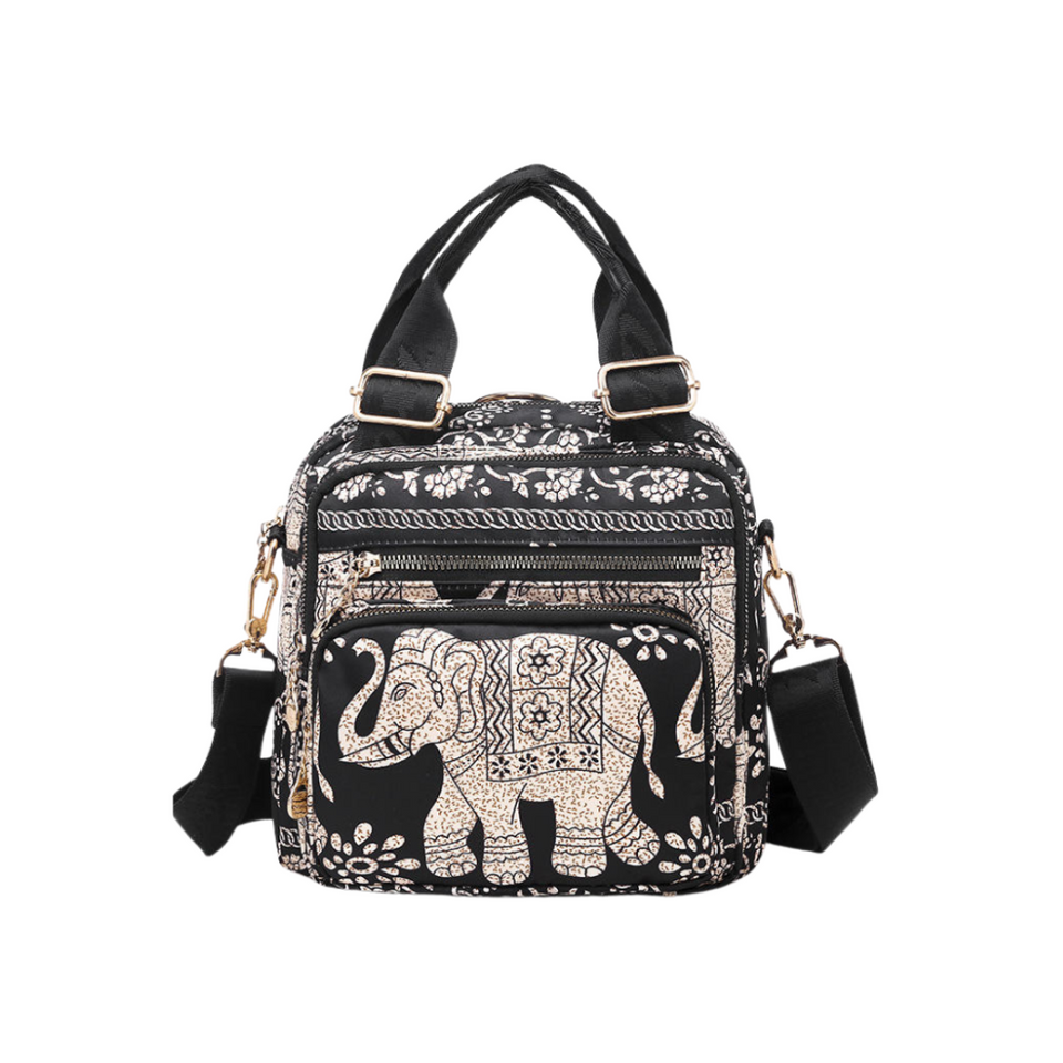 MOCHILA MORRAL CONVERTIBLE ANIMALPRINT