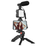 KIT TRIPODE CON MICROFONO
